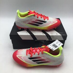 Adidas F50 League FG MG Soccer Cleats Solar Yellow Red IE1289 Mens Size 5 NEW